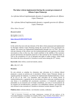 The labor reform implemented during the second government of