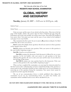 global history and geography