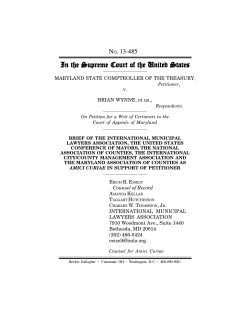 Comptroller v. Wynne (U.S. Supreme Court)