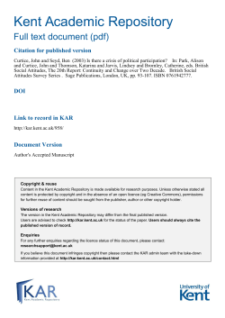 Document Version - Kent Academic Repository