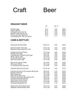 Craft Beer - Brooklyn Tavern