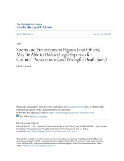 Sports and Entertainment Figures (and Others) May Be Able to