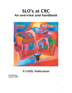 SLO Handbook