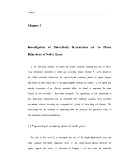 Chapter 3 Investigation of Three-Body Interactions on