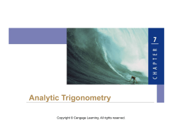 Double-Angle Formulas