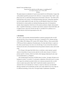 Scope inversion under the rise fall contour,