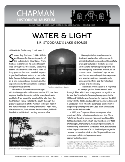 newsletter - Chapman Historical Museum