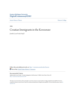 Croatian Immigrants in the Keweenaw