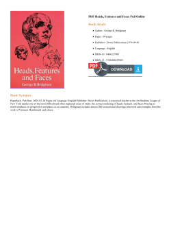 PDF Heads, Features and Faces Full Online