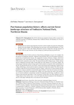 Past human population history affects current forest landscape