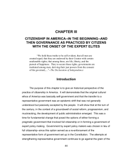 JOHN DEWEY`S THEORY OF CITIZENSHIP AND COMMUNITY IN