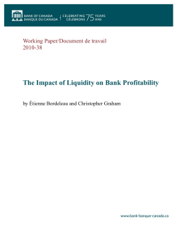 The Impact of Liquidity on Bank Profitability