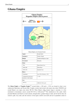 Ghana Empire