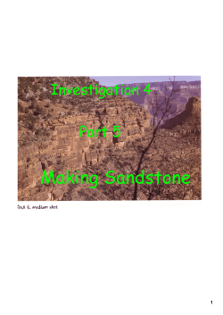 Making Sandstone