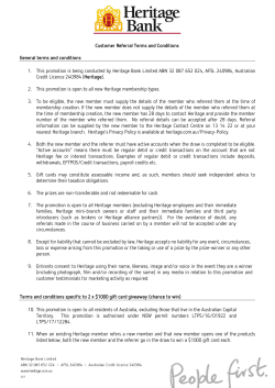 Terms and Conditions