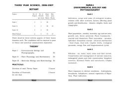 B.Sc.(IIIrd Year)