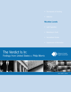 The Verdict Is In - Public Health Law Center