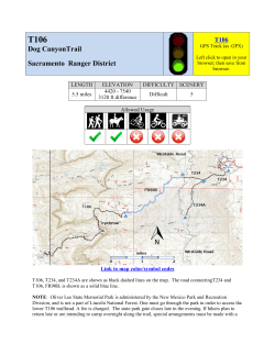 T106 - Trail Guide: Lincoln National Forest