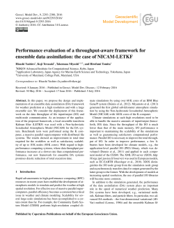 Performance evaluation of a throughput