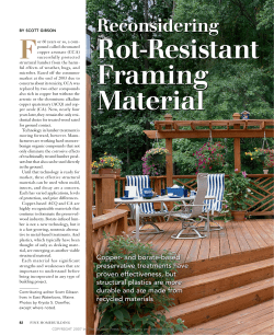 Reconsidering Rot-Resistant Framing Material