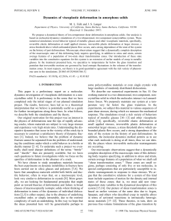 Dynamics of viscoplastic deformation in amorphous solids
