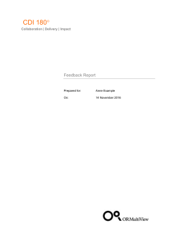 180&deg; Report - ORMultiView