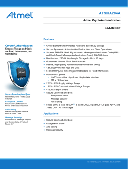 atsha204a - Atmel Corporation