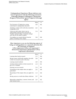 Academic Experience and Globalization Skills Module