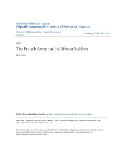 The French Army and Its African Soldiers