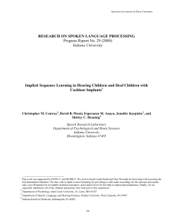 The Importance of Implicit Learning Skills for