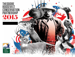 2015 Annual Report - Theodore Roosevelt Conservation Partnership