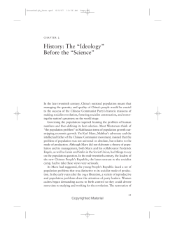 Just One Child - Sample Chapter - University of California Press