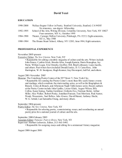 David Yezzi - Western State Colorado University