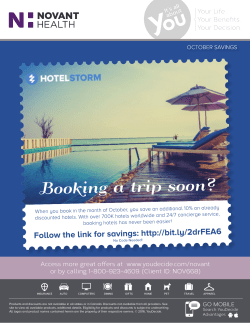 Access more great offers at www.youdecide.com/novant or by