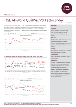 FTSE All-World Qual/Val/Vol Factor Index