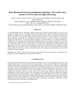 Back-illuminated electron multiplying technology: The world`s most