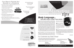 Body Language... - Creativedge Marketing