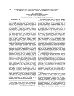 Feedbacks affecting the response of the thermohaline circulation to