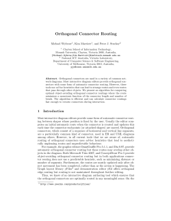 Orthogonal Connector Routing