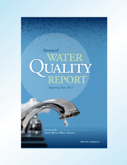 Annual - North Mercer Water District > Home