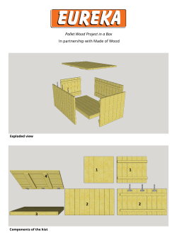 Pallet Wood Project in a Box In partnership with Made of Wood