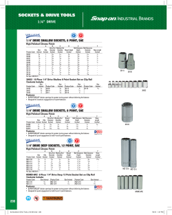 DOWNLOAD CATALOG PG Snap-on Industrial Brands