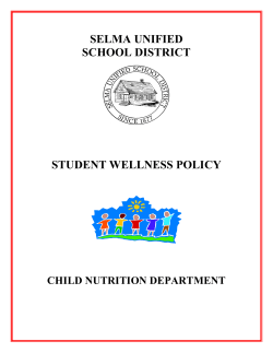 CSBA Sample - Selma Unified School District