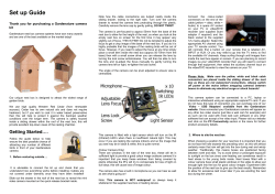 Set up Guide - Gardenature