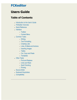 Users Guide - At Work Systems AS