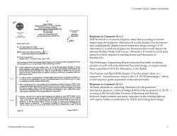 Government Agencies` Comments and Responses
