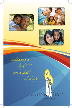 shining a light on a path of hope