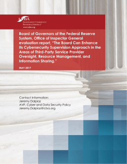Board of Governors of the Federal Reserve System, Office of