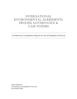 International Environmental Agreements