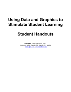 Data Overview Student Handouts